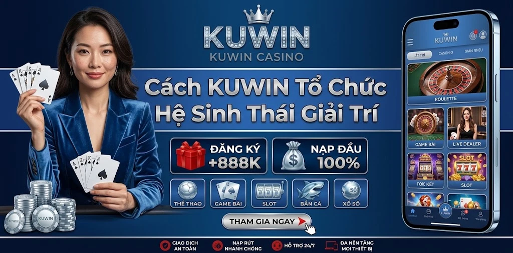 Cách KUWIN Tổ Chức Hệ Sinh Thái Giải Trí